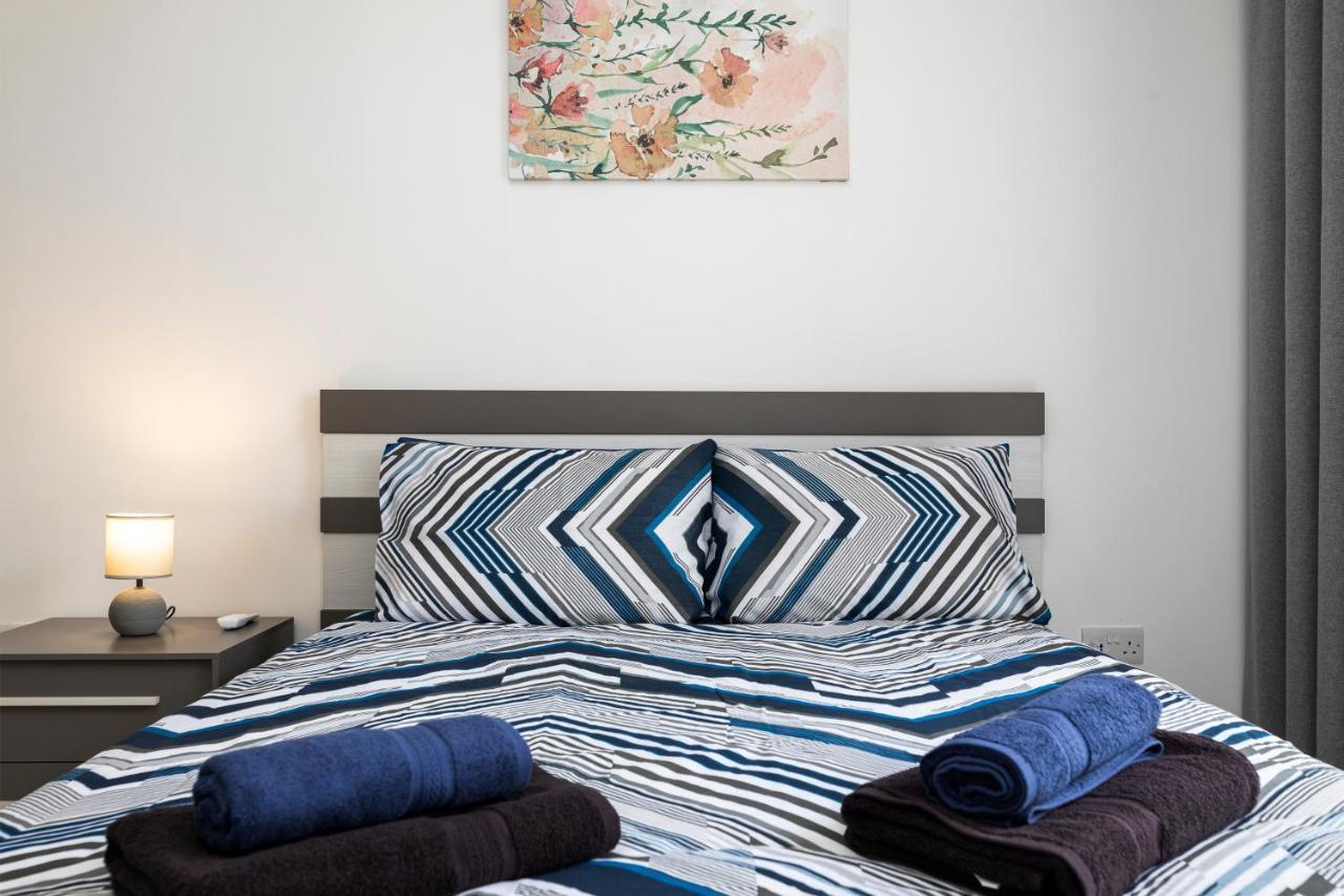 Modern 3Br Stylish Apartment With Large Balcony - Close To St Julians And St Georges Bay Is-Swieqi Exterior foto